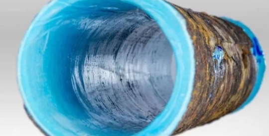 A close picture of a pipe