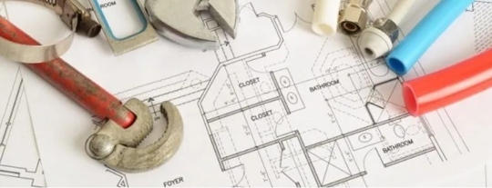 A plumbing diagram