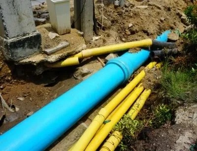 Underground pipes