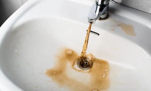 Discolored Water