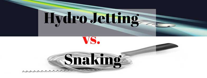 hydrojetting vs snaking