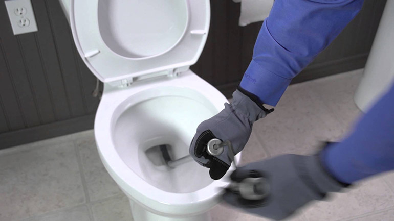 clogged toilet repair