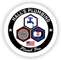 Halls plumbing web logo