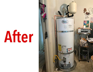 water heater after repair 2