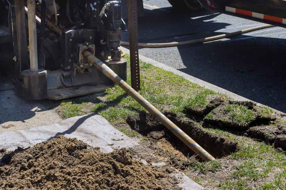 a finished trenchless pipe / trenchless pipelining